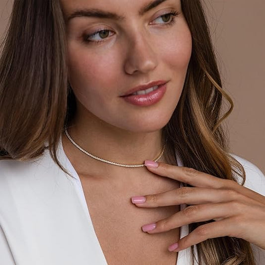 Tennisketting | Goud