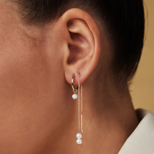 Delia Crest Oorbellen | Goud