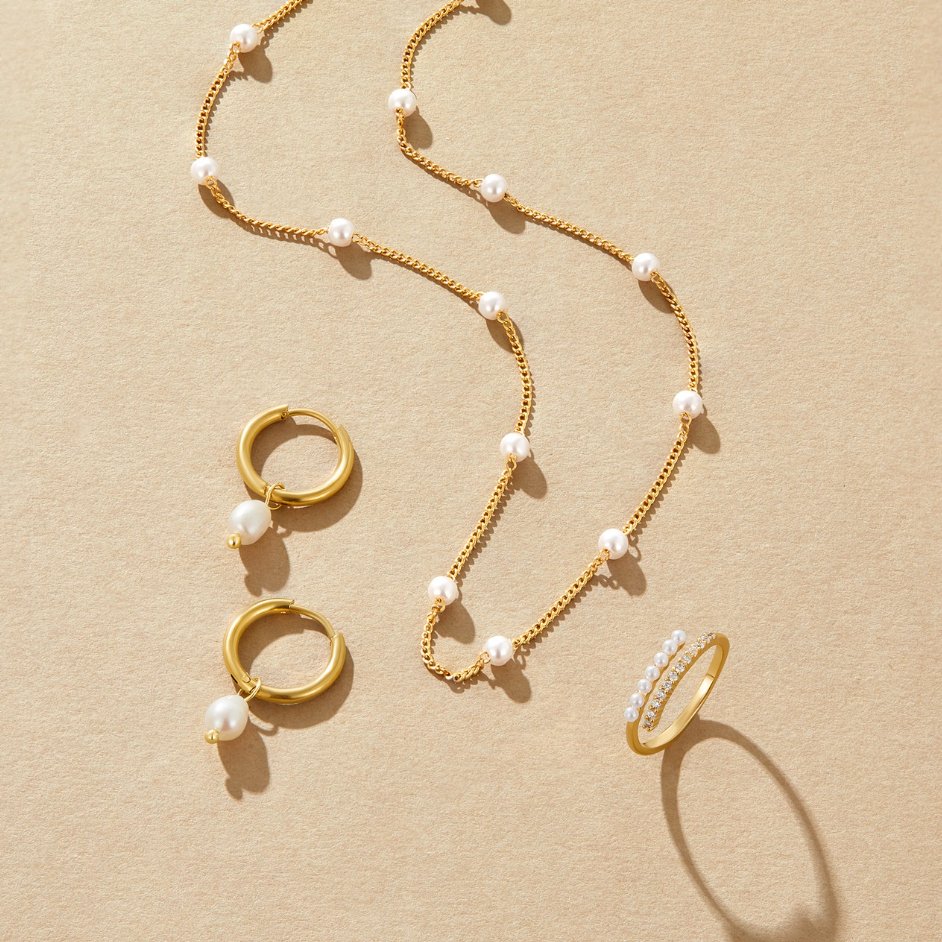 Timeless Parel Gouden Ketting