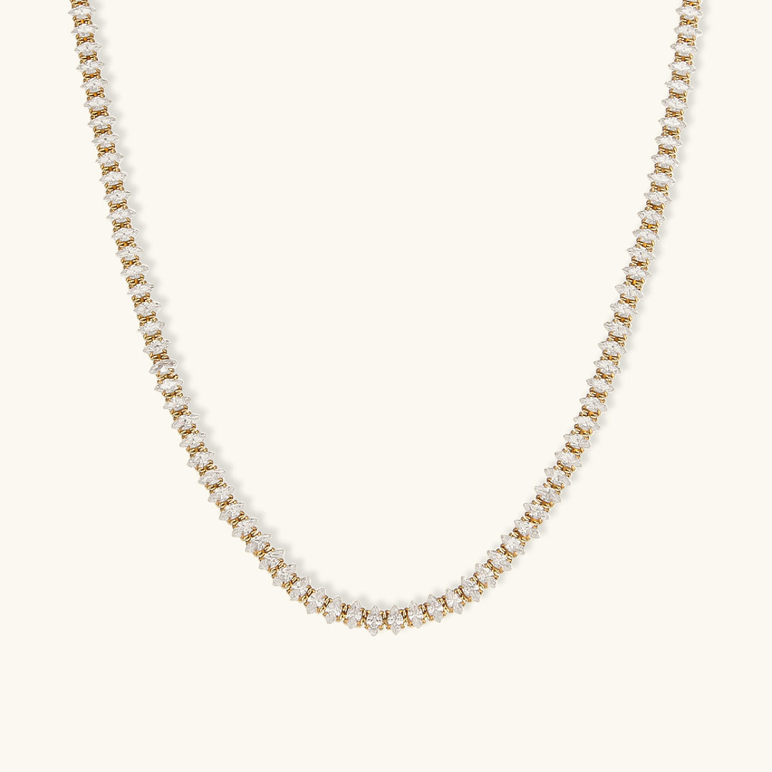 Wisteria Diamanten Tennisketting